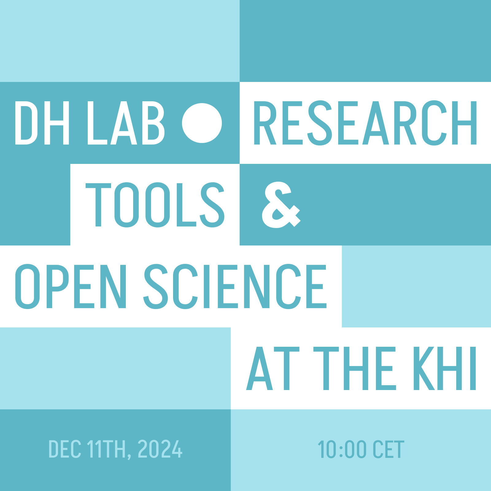 Research Tools and Open Science at the KHI