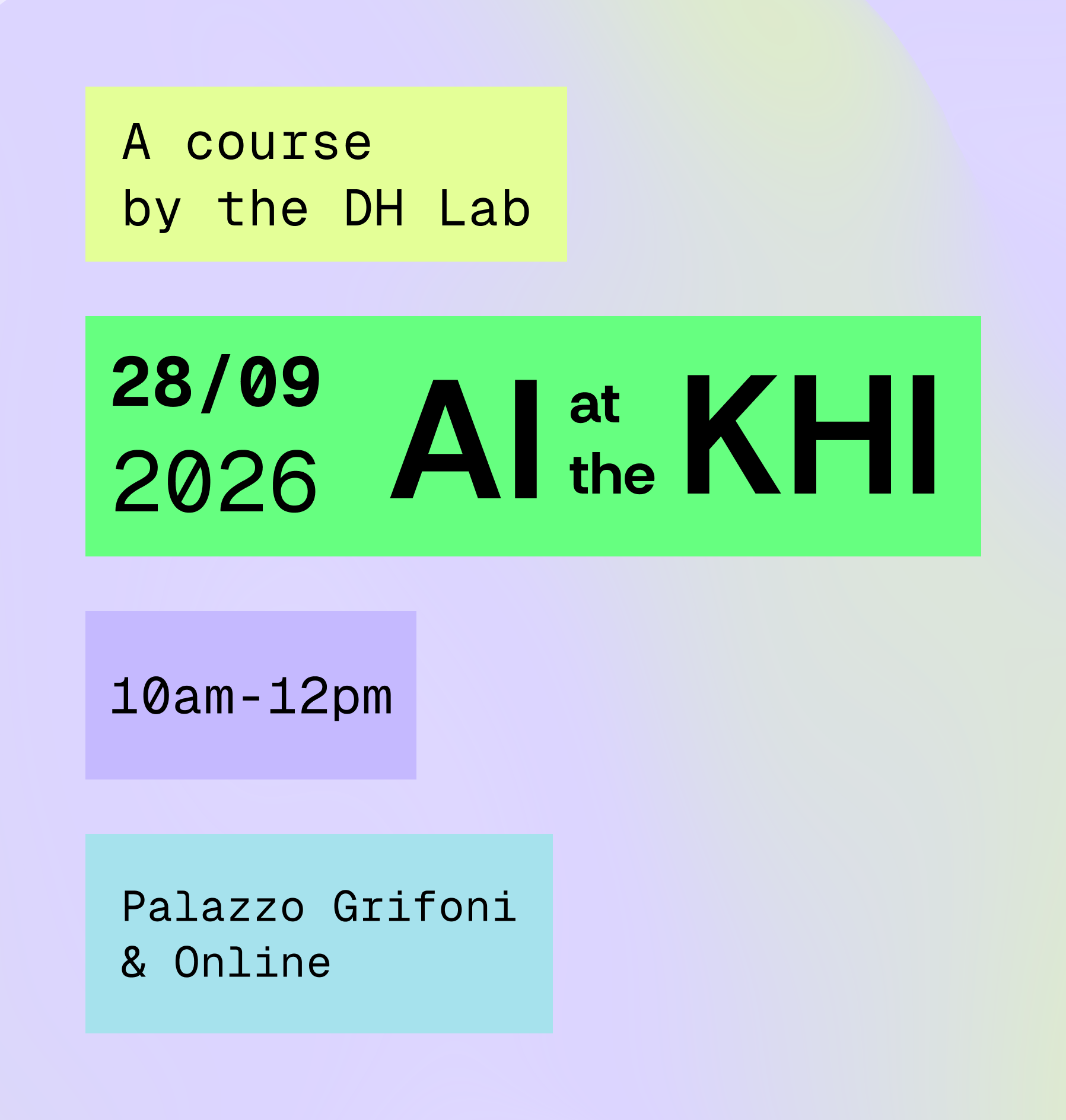 AI at the KHI - Level 1: Foundations and Responsible Use